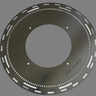 良い価格 Chemical etching stainless steel encoder disk for optical encoder sensor  オンライン