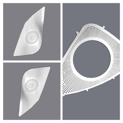 良い価格 OEM 化学エッチング 不同鋼フィルターメッシュ メタルスピーカーグリル/精密エッチングパーツ オンライン